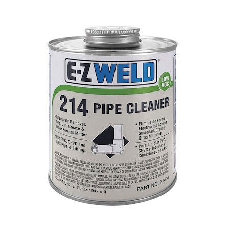 Thrifco Plumbing 4 Oz PVC Clear Cleaner 6622210